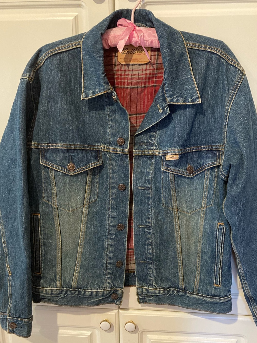 Vintage Levi’s Flannel Lined Denim/Jean Trucker’s Jacket Men’s Small